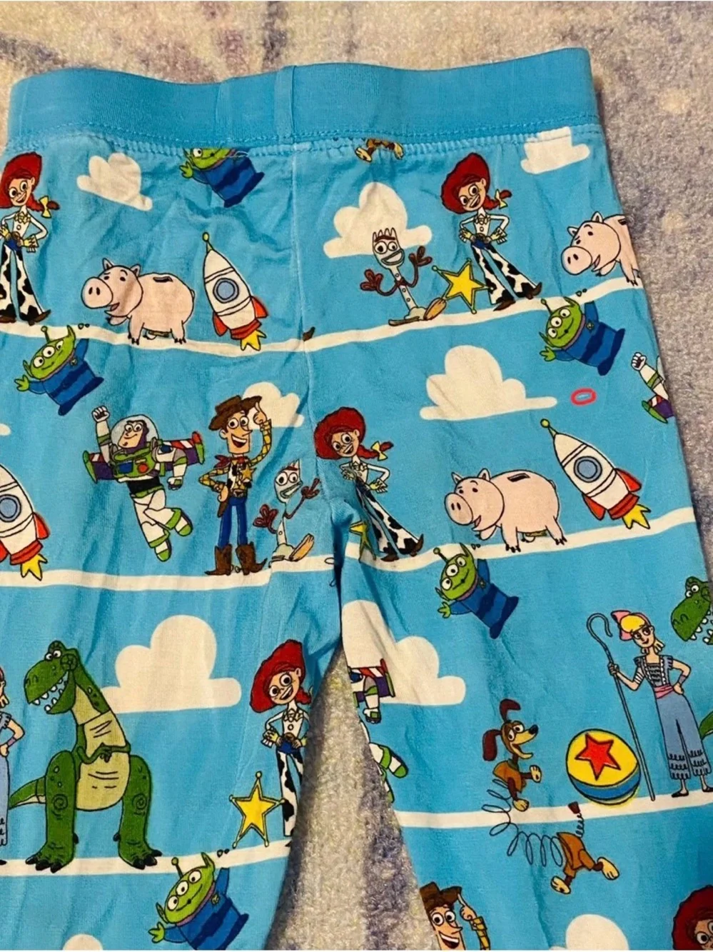Little Sleepies Bright Blue Toy Story Pajama Set